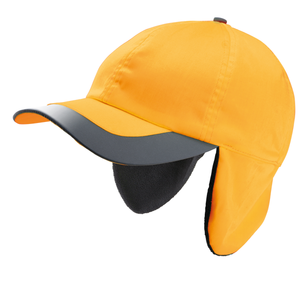 Boné de Inverno Fluorescente 6 Painéis-Laranja Fluorescente-Único-RAG-Tailors-Fardas-e-Uniformes-Vestuario-Pro