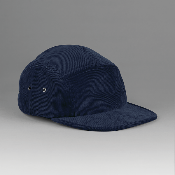 Boné de campista em veludo com 5 painéis-Azul Marinho Oxford-Único-RAG-Tailors-Fardas-e-Uniformes-Vestuario-Pro