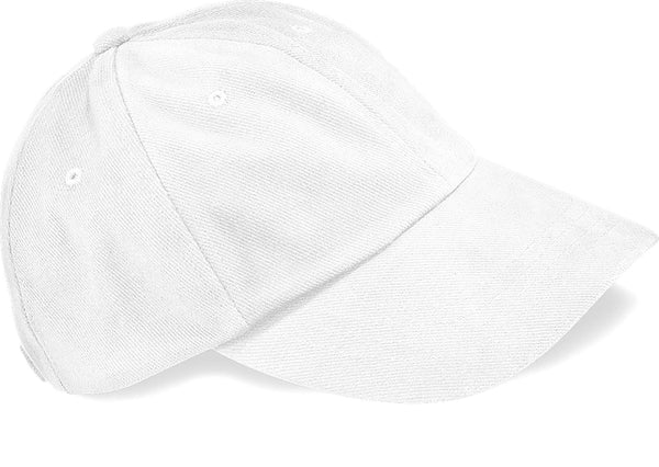 Boné de perfil baixo em algodão escovado-Branco-One Size-RAG-Tailors-Fardas-e-Uniformes-Vestuario-Pro