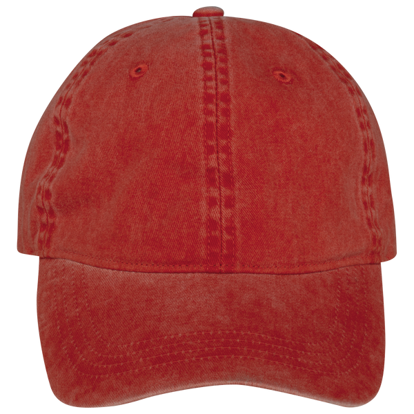 Boné eco-responsável com aspecto lavado unissexo-Páprica Lavado-Único-RAG-Tailors-Fardas-e-Uniformes-Vestuario-Pro