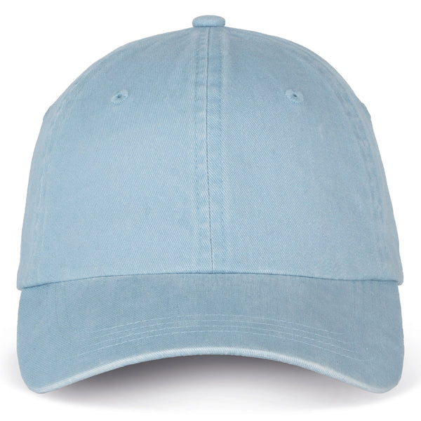 Boné eco-responsável com aspecto lavado unissexo-Washed Aquamarine-One Size-RAG-Tailors-Fardas-e-Uniformes-Vestuario-Pro