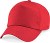 Boné original com 5 painéis-Bright Vermelho-Único-RAG-Tailors-Fardas-e-Uniformes-Vestuario-Pro