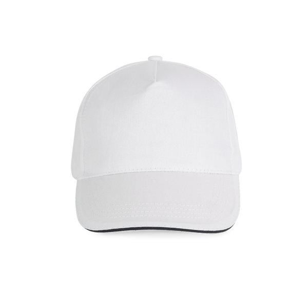 Boné sandwich - 5 painéis-White / Navy-Único-RAG-Tailors-Fardas-e-Uniformes-Vestuario-Pro
