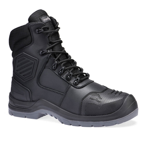 Bota Média em Pele Flor Integral Compósito S7L HRO M CI LG SC AN SR FO-Preto-36-RAG-Tailors-Fardas-e-Uniformes-Vestuario-Pro