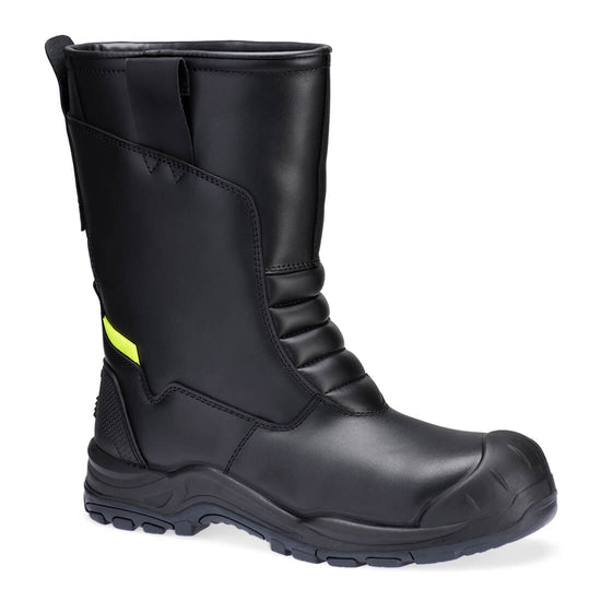 Bota Rigger em Couro Composto de Ação S3S SC HRO CI-Black-35-RAG-Tailors-Fardas-e-Uniformes-Vestuario-Pro