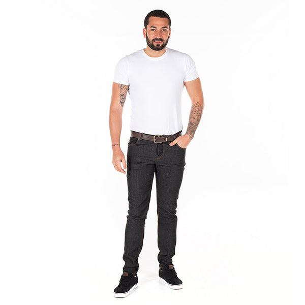 CALÇA JEANS HOMEN LUY-Denim Preto - 821-36-RAG-Tailors-Fardas-e-Uniformes-Vestuario-Pro