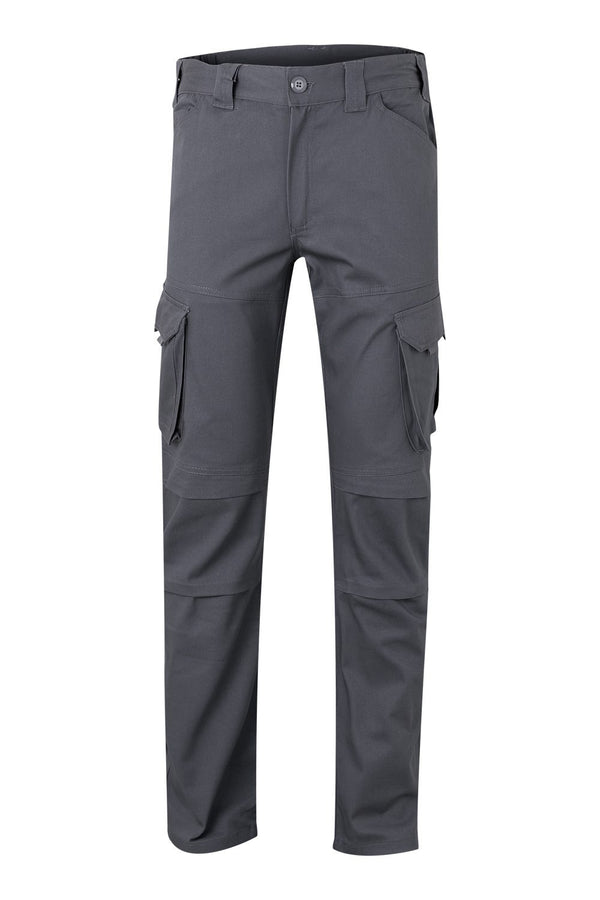 CALÇAS ALGODÃO STRETCH MULTIBOLSOS-Cinza-S-RAG-Tailors-Fardas-e-Uniformes-Vestuario-Pro