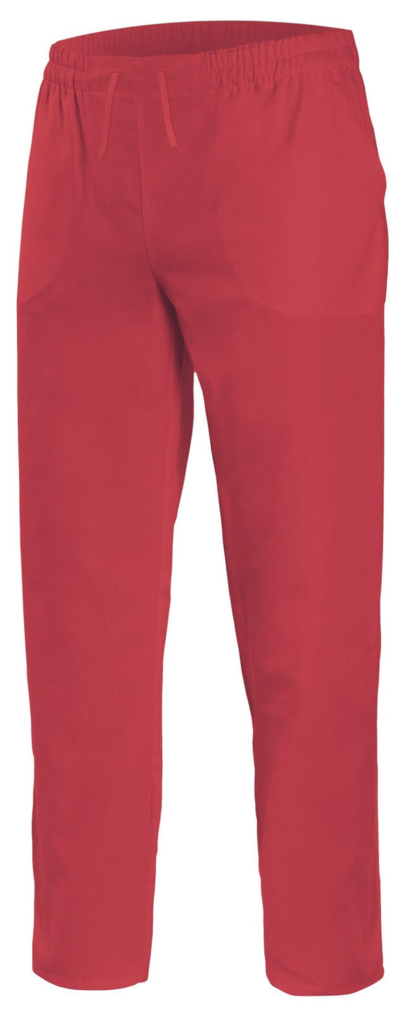CALÇAS ESTILO PIJAMA COM ATILHOS Tara (1 de 2)-Vermelho Coral-XS-RAG-Tailors-Fardas-e-Uniformes-Vestuario-Pro