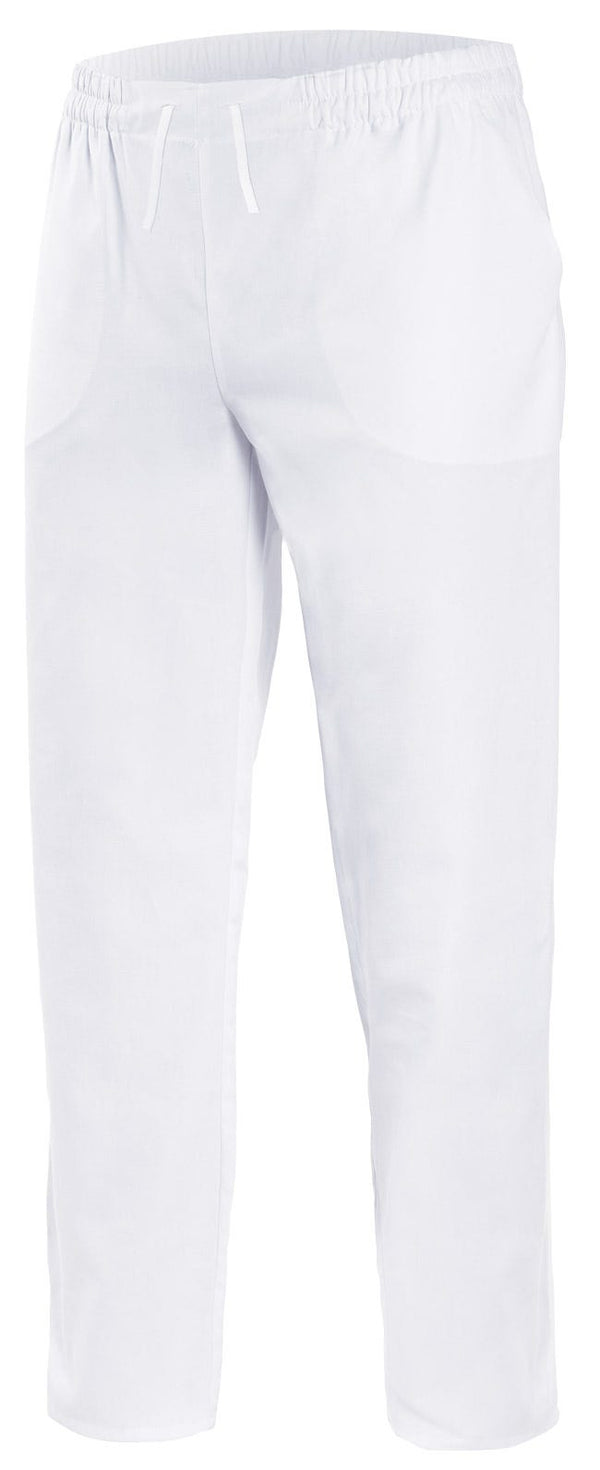 CALÇAS ESTILO PIJAMA COM ATILHOS Tara (2 de 2)-Branco-XS-RAG-Tailors-Fardas-e-Uniformes-Vestuario-Pro