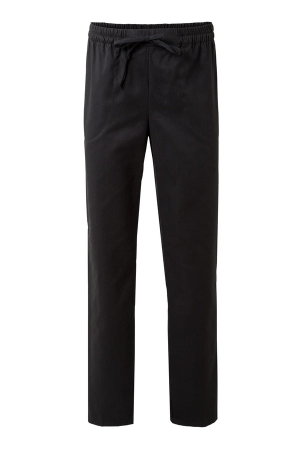 CALÇAS ESTILO PIJAMA COM ATILHOS Tara (2 de 2)-Preto-XS-RAG-Tailors-Fardas-e-Uniformes-Vestuario-Pro