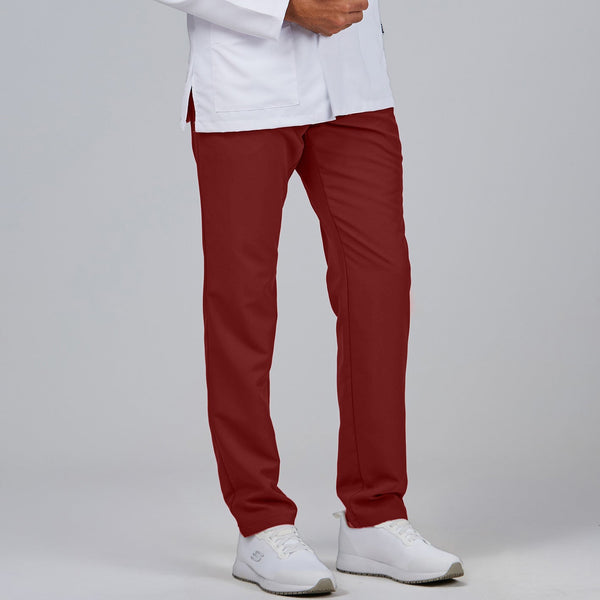 CALÇAS Microfibra C/ CORDÃO ELÁSTICO (cores 2/2)-Bordeaux - 112-XS-RAG-Tailors-Fardas-e-Uniformes-Vestuario-Pro