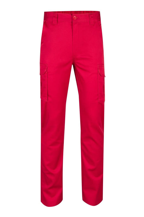 CALÇAS STRETCH MULTIBOLSOS-Vermelho-34-RAG-Tailors-Fardas-e-Uniformes-Vestuario-Pro