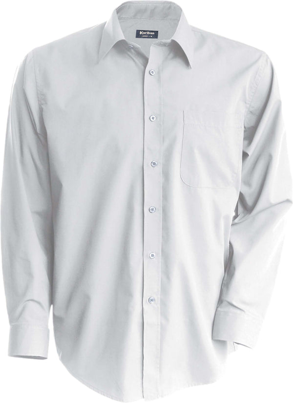 CAMISA DE CRIANÇA MANGA COMPRIDA EM POPELINE-Branco-6/8-RAG-Tailors-Fardas-e-Uniformes-Vestuario-Pro