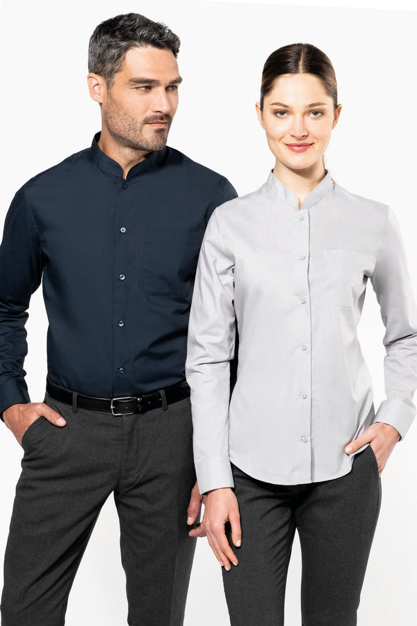 CAMISA DE HOMEM COM GOLA À PADRE DE MANGA COMPRIDA-RAG-Tailors-Fardas-e-Uniformes-Vestuario-Pro