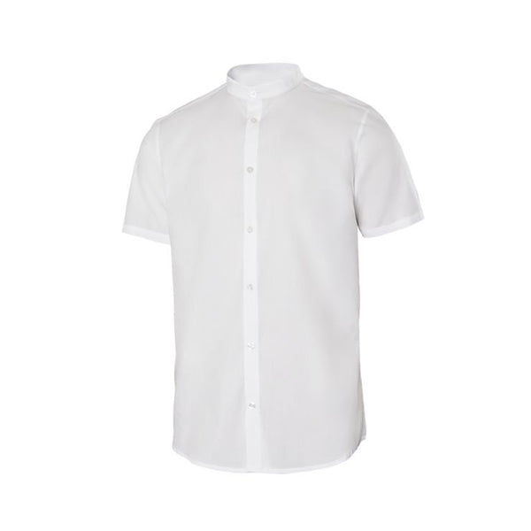 CAMISA DE HOMEM GOLA PADRE STRETCH MANGA CURTA-RAG-Tailors-Fardas-e-Uniformes-Vestuario-Pro