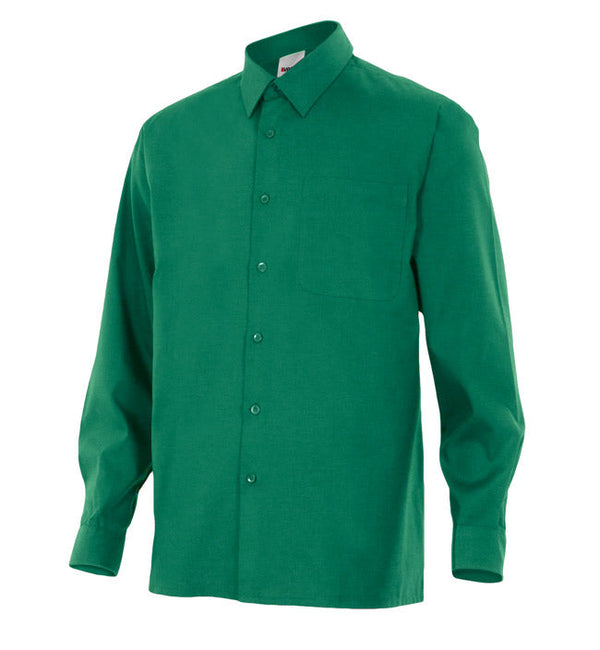CAMISA DE MANGA COMPRIDA-Verde-S-RAG-Tailors-Fardas-e-Uniformes-Vestuario-Pro