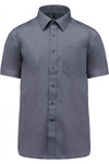 CAMISA DE MANGA CURTA TRATAMENTO FÁCIL-Urban Grey-S-RAG-Tailors-Fardas-e-Uniformes-Vestuario-Pro