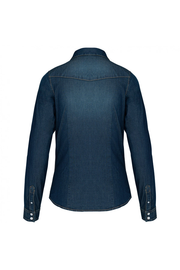 CAMISA DE SENHORA EM GANGA MANGA COMPRIDA-RAG-Tailors-Fardas-e-Uniformes-Vestuario-Pro