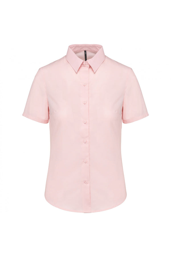 CAMISA DE SENHORA MANGA CURTA EM OXFORD TRATAMENTO FÁCIL-Rosa-XS-RAG-Tailors-Fardas-e-Uniformes-Vestuario-Pro