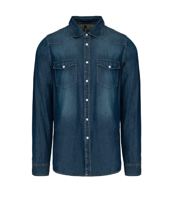 CAMISA EM GANGA DE MANGA COMPRIDA-RAG-Tailors-Fardas-e-Uniformes-Vestuario-Pro