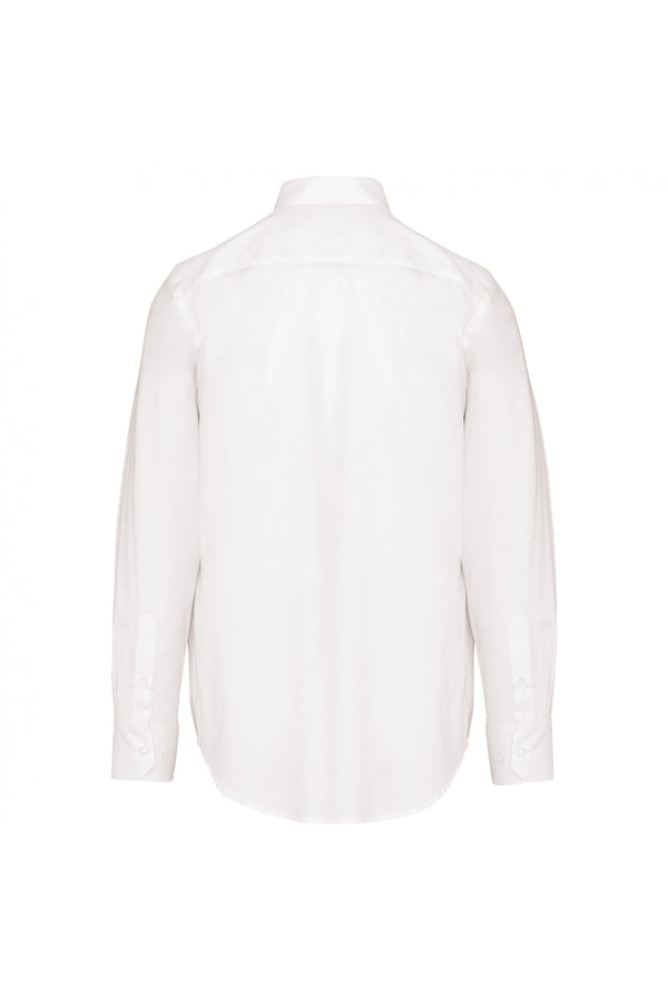 CAMISA MANGA COMPRIDA - BOTÕES COLARINHO SUPRA - NÃO PRECISA PASSAR A FERRO-RAG-Tailors-Fardas-e-Uniformes-Vestuario-Pro