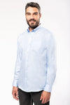 CAMISA MANGA COMPRIDA - BOTÕES COLARINHO SUPRA - NÃO PRECISA PASSAR A FERRO-RAG-Tailors-Fardas-e-Uniformes-Vestuario-Pro
