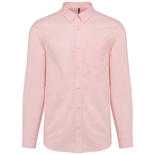 CAMISA MANGA COMPRIDA EM OXFORD DE TRATAMENTO FÁCIL-Rosa-S-RAG-Tailors-Fardas-e-Uniformes-Vestuario-Pro