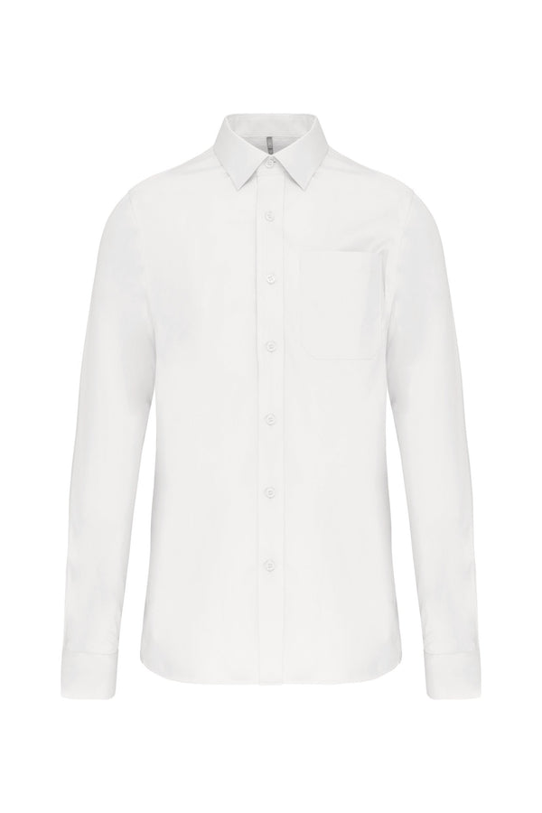 CAMISA MANGA COMPRIDA EM POPELINE DE TRATAMENTO FÁCIL-Branco-XS-RAG-Tailors-Fardas-e-Uniformes-Vestuario-Pro