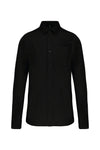 CAMISA MANGA COMPRIDA EM POPELINE DE TRATAMENTO FÁCIL-Preto-XS-RAG-Tailors-Fardas-e-Uniformes-Vestuario-Pro