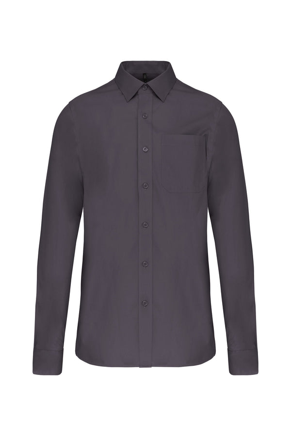 CAMISA MANGA COMPRIDA EM POPELINE DE TRATAMENTO FÁCIL-Zinc-XS-RAG-Tailors-Fardas-e-Uniformes-Vestuario-Pro