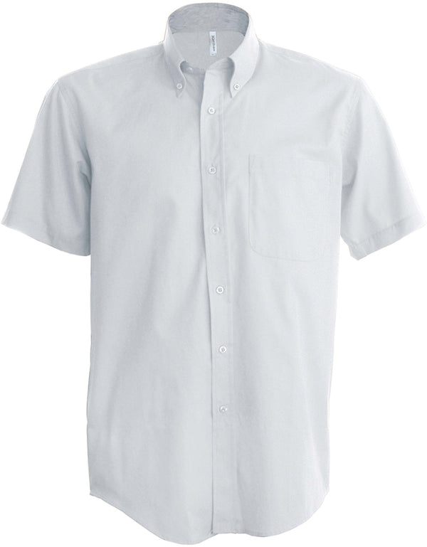 CAMISA MANGA CURTA EM OXFORD DE TRATAMENTO FÁCIL-Branco-S-RAG-Tailors-Fardas-e-Uniformes-Vestuario-Pro