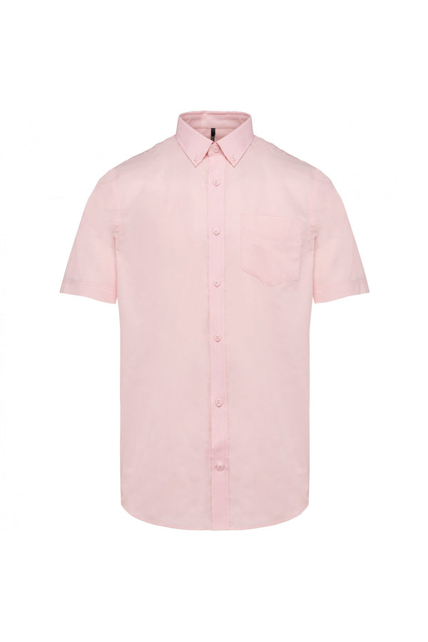 CAMISA MANGA CURTA EM OXFORD DE TRATAMENTO FÁCIL-Rosa-S-RAG-Tailors-Fardas-e-Uniformes-Vestuario-Pro