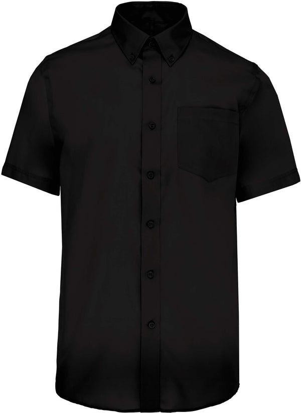 CAMISA MANGA CURTA SUPRA - C/BOLSO - NÃO PRECISA PASSAR A FERRO-Preto-S-RAG-Tailors-Fardas-e-Uniformes-Vestuario-Pro
