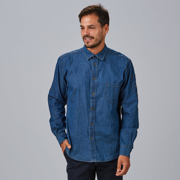 CAMISA Masculina GANGA SLIM FIT-RAG-Tailors-Fardas-e-Uniformes-Vestuario-Pro