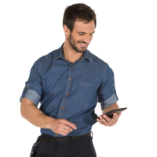 CAMISA Masculina GANGA SLIM FIT-RAG-Tailors-Fardas-e-Uniformes-Vestuario-Pro