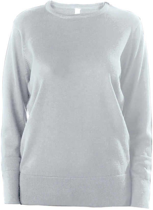 CAMISOLA DE SENHORA DECOTE REDONDO-Grey Melange-XS-RAG-Tailors-Fardas-e-Uniformes-Vestuario-Pro