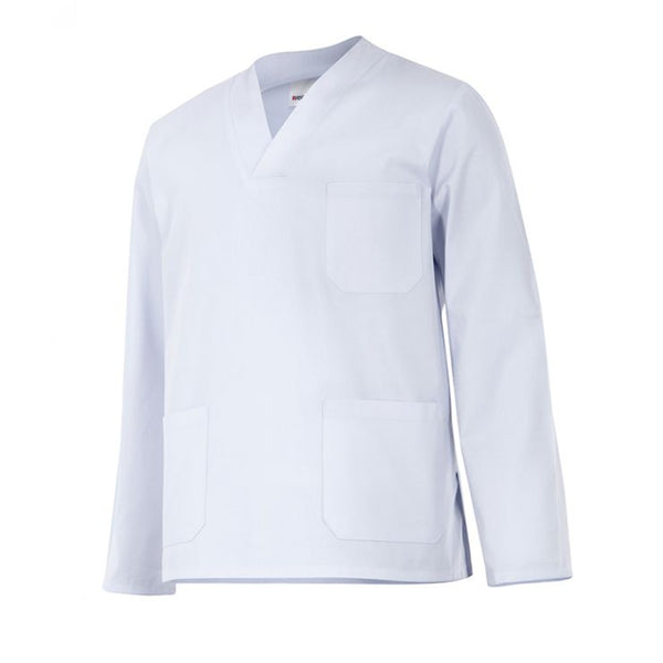 CAMISOLA PIJAMA GOLA BICO ML-Branco-XS-RAG-Tailors-Fardas-e-Uniformes-Vestuario-Pro