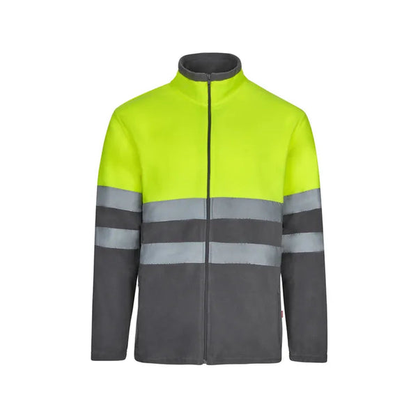 CASACO POLAR BICOLOR ALTA VISIBILIDADE-Amarelo/Cinza-S-RAG-Tailors-Fardas-e-Uniformes-Vestuario-Pro