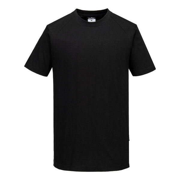 T-shirt Leve em Algodão WX2 de Manga Curta-Preto-S-RAG-Tailors-Fardas-e-Uniformes-Vestuario-Pro