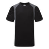 T-shirt Leve em Algodão WX2 de Manga Curta-Preto/cinzento-S-RAG-Tailors-Fardas-e-Uniformes-Vestuario-Pro