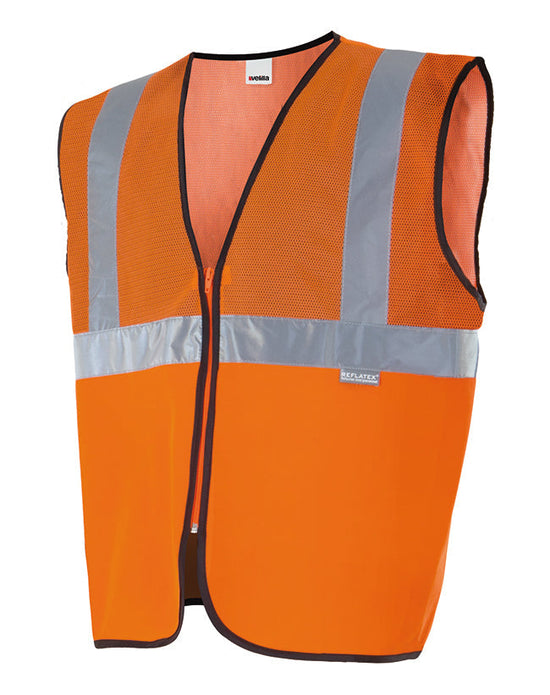 COLETE PROFISSIONAL COM TECIDO DE REDE DE ALTA VISIBILIDADE-RAG-Tailors-Fardas-e-Uniformes-Vestuario-Pro