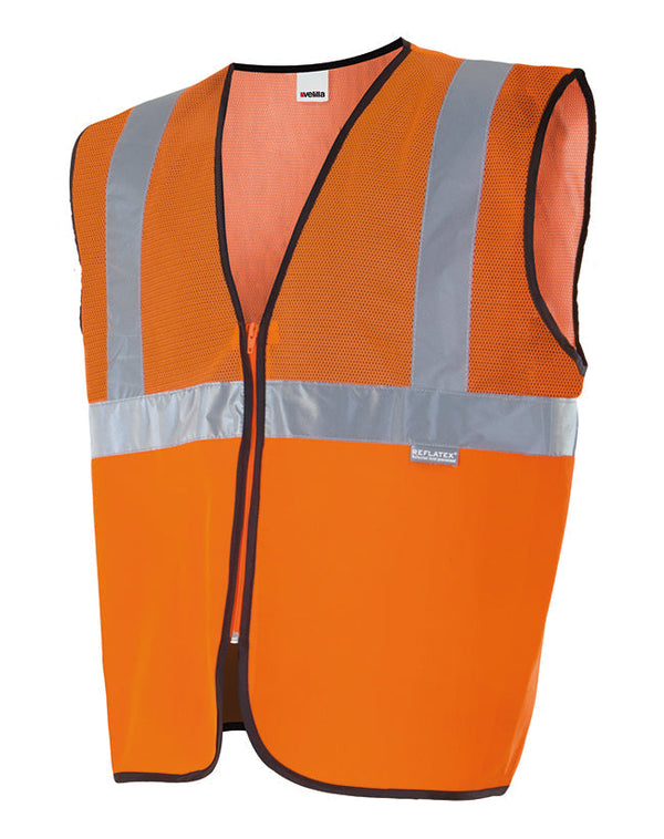 COLETE PROFISSIONAL COM TECIDO DE REDE DE ALTA VISIBILIDADE-RAG-Tailors-Fardas-e-Uniformes-Vestuario-Pro