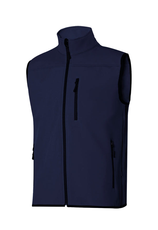 COLETE SOFT SHELL-Azul Navy-L-RAG-Tailors-Fardas-e-Uniformes-Vestuario-Pro