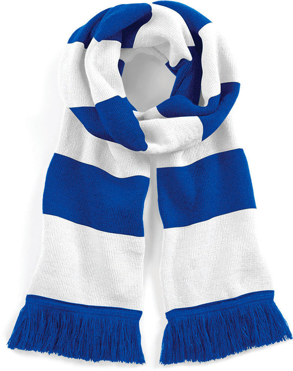 Cachecol às riscas Stadium-Bright Royal / White-Único-RAG-Tailors-Fardas-e-Uniformes-Vestuario-Pro