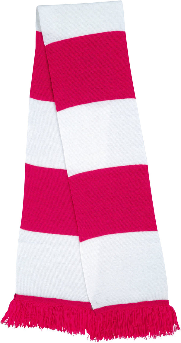 Cachecol bicolor-Fuchsia / White-Único-RAG-Tailors-Fardas-e-Uniformes-Vestuario-Pro