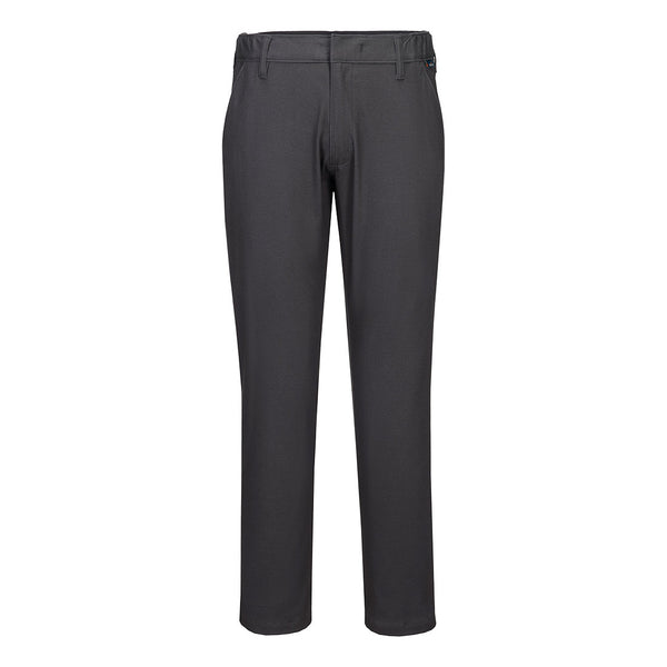 Calça Chino Elástica Slim Fit-Cinza Metal-28-RAG-Tailors-Fardas-e-Uniformes-Vestuario-Pro