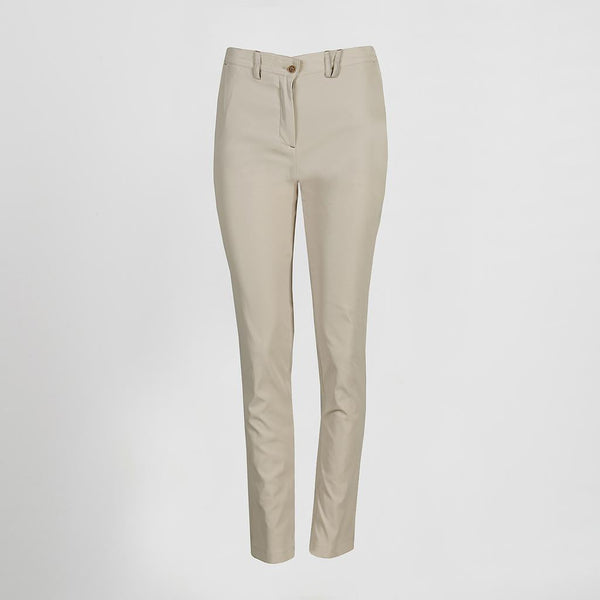 Calça Chino Feminina Alessa-Bege-110-36-RAG-Tailors-Fardas-e-Uniformes-Vestuario-Pro
