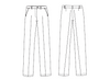 Calça Fato Senhora Lídia C/Bolsos Confort-RAG-Tailors-Fardas-e-Uniformes-Vestuario-Pro