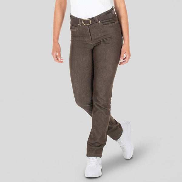 Calça Jeans Lais-Denim Castanho - 822-36-RAG-Tailors-Fardas-e-Uniformes-Vestuario-Pro