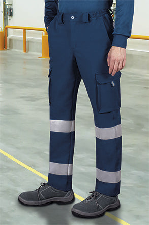 Calça Multibolsos Reflectoras Narim-Azul-S-RAG-Tailors-Fardas-e-Uniformes-Vestuario-Pro